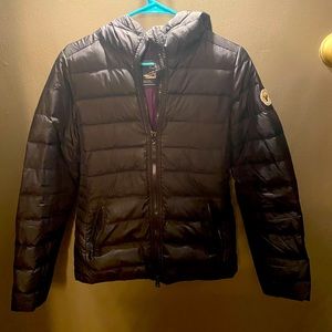 American eagle puffer down feather jacket